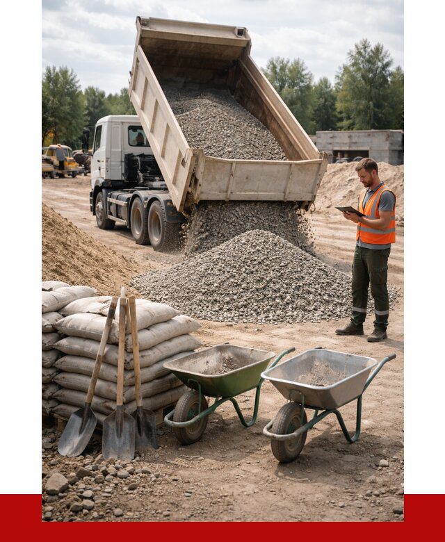 Доставка нерудных материалов в Туймазах от 1223 руб. | ПРОНЕРУДТмз