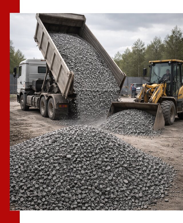 Доставка и продажа щебня гранитного в Туймазах