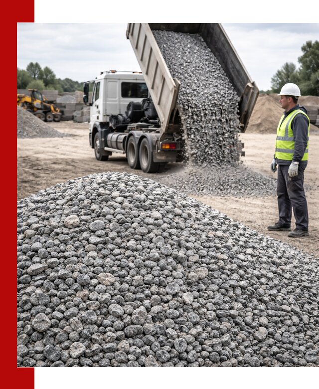 Доставка и продажа гранитного щебня фракции 5-20 в Туймазах