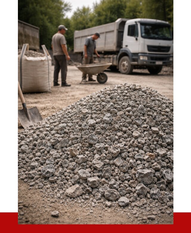 Гранитный щебень фракция 20-40 в Туймазы от 3261 руб. ПРОНЕРУДТмз