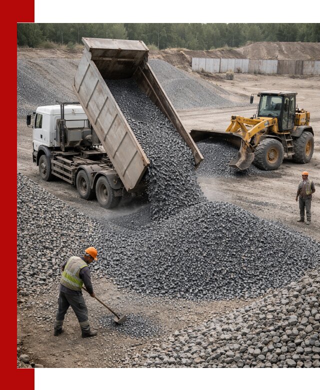 Щебень габбро-диабаз фр. 5-20 с доставкой в Туймазы