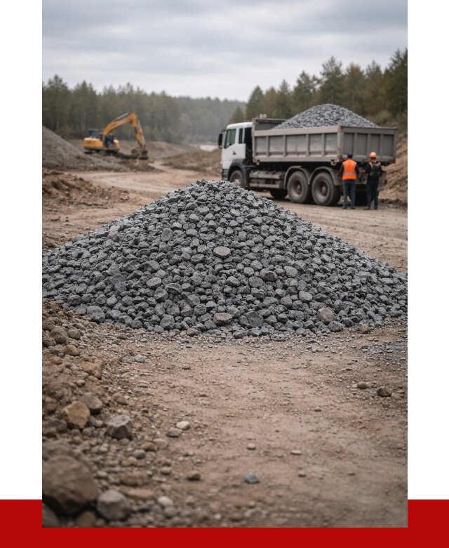 Щебень габбро диабаз фракция 40-70 в Туймазах от 2242 р-ПРОНЕРУДТмз