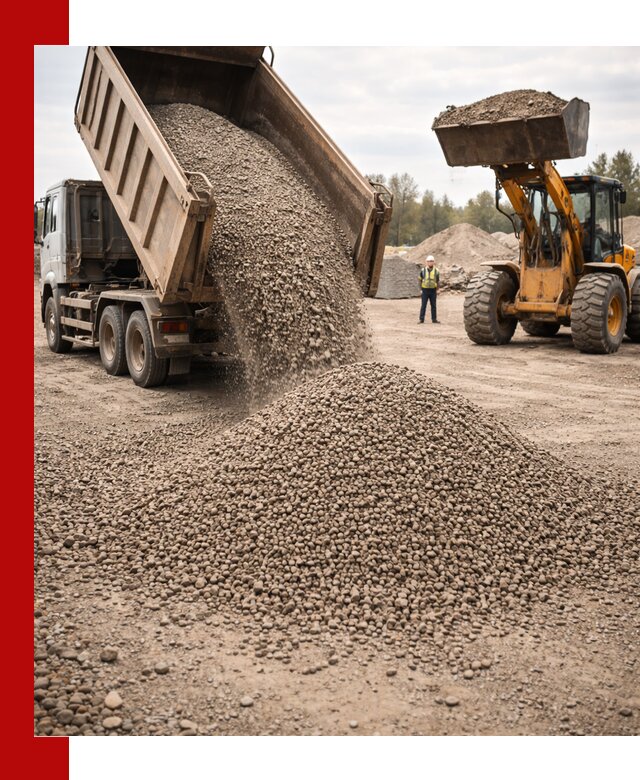 Гравийный щебень фракция 3–10 с доставкой в Туймазы