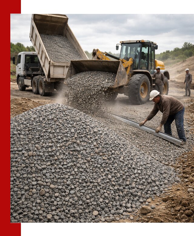 Гравийный щебень фракция 5-20 с доставкой в Туймазы