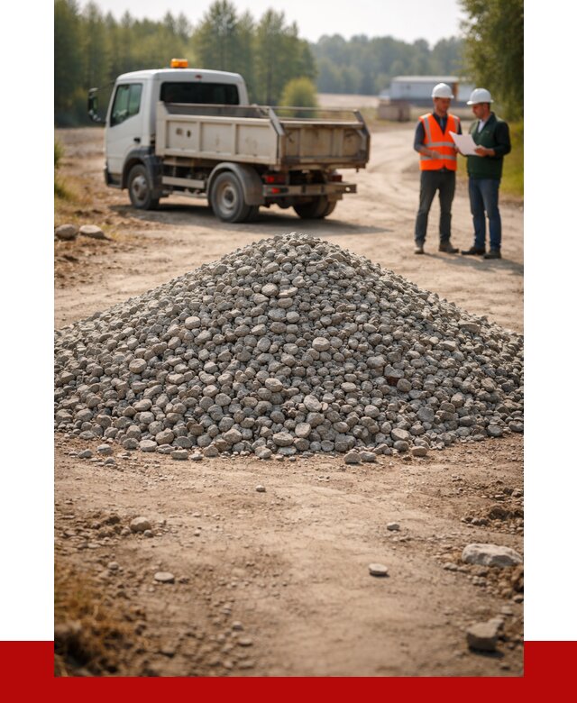 Гравийный щебень фракция 20-40 в Туймазы от 1223 р. | ПРОНЕРУДТмз