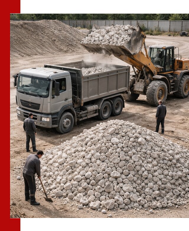 Известняковый щебень фракция 70–150 с доставкой в Туймазы