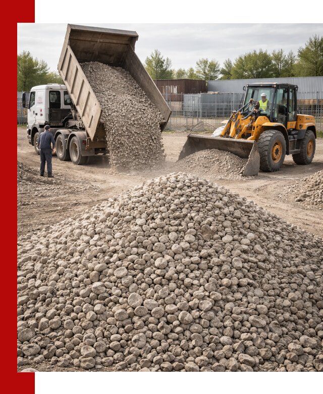 Доломитовый щебень фракции 20–41 с доставкой в Туймазах