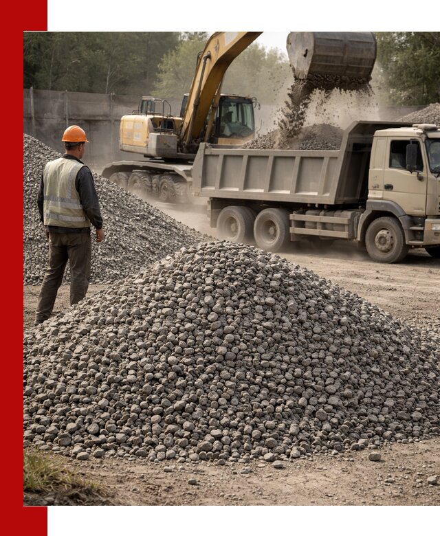 Шлаковый щебень фракция 5-20 с доставкой в Туймазах