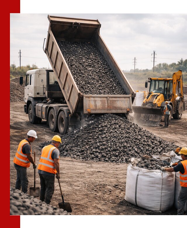 Шлаковый щебень фракция 40-70 с доставкой в Туймазах