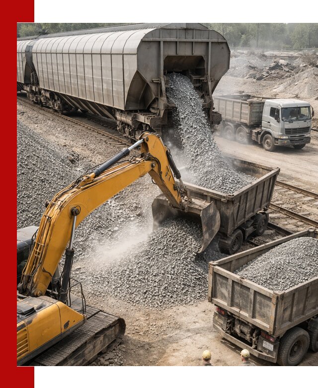 Доставка железнодорожного щебня в Туймазах крупными партиями быстрого отгруза