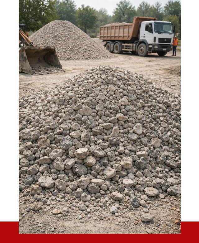 Вторичный щебень фракция 20-40 в Туймазах от 2242 р ПРОНЕРУДТмз