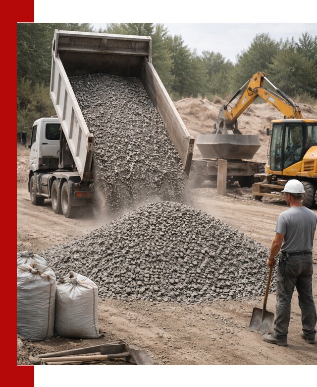 Доставка и продажа бетонного щебня в Туймазы