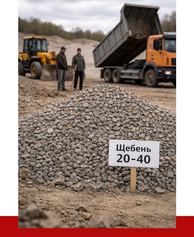 Бетонный щебень фракция 20-40 в Туймазах от 2497 р. | ПРОНЕРУДТмз