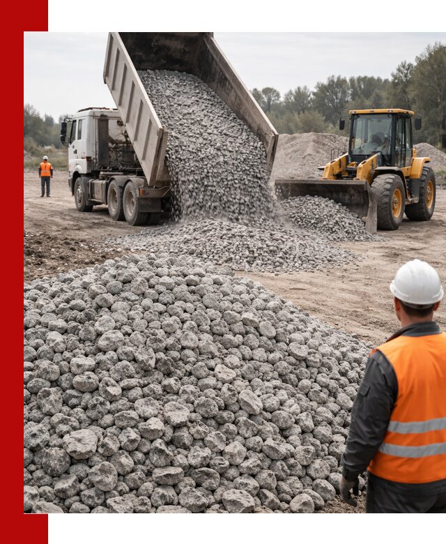 Доставка бетонного щебня фракции 20-40 в Туймазах