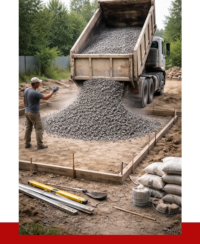 Купить щебень для фундамента в Туймазах от 4586 р. | ПРОНЕРУДТмз