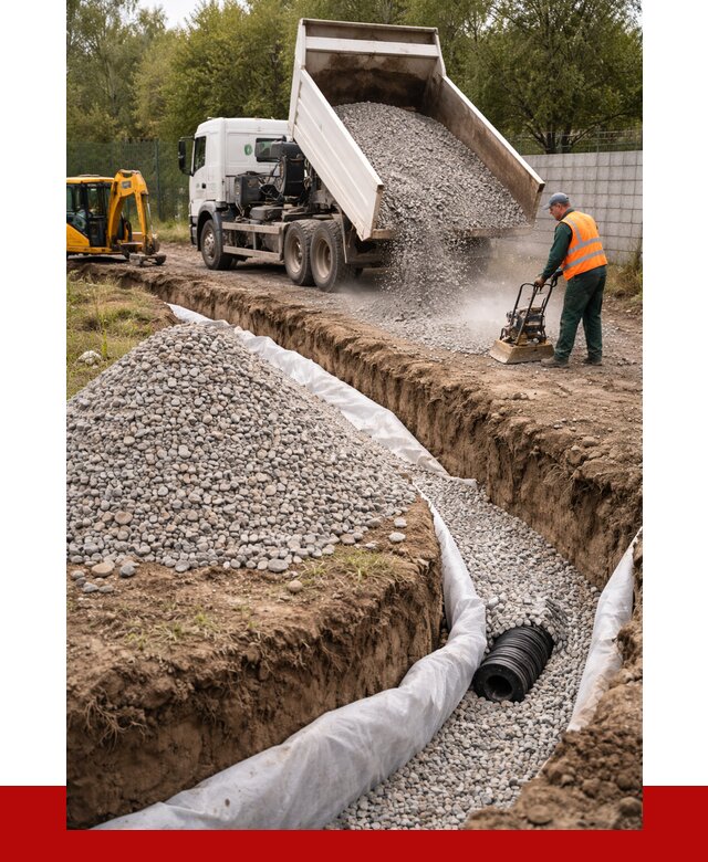 Щебень для дренажа в Туймазах от 1885 р., ПРОНЕРУДТмз доставка