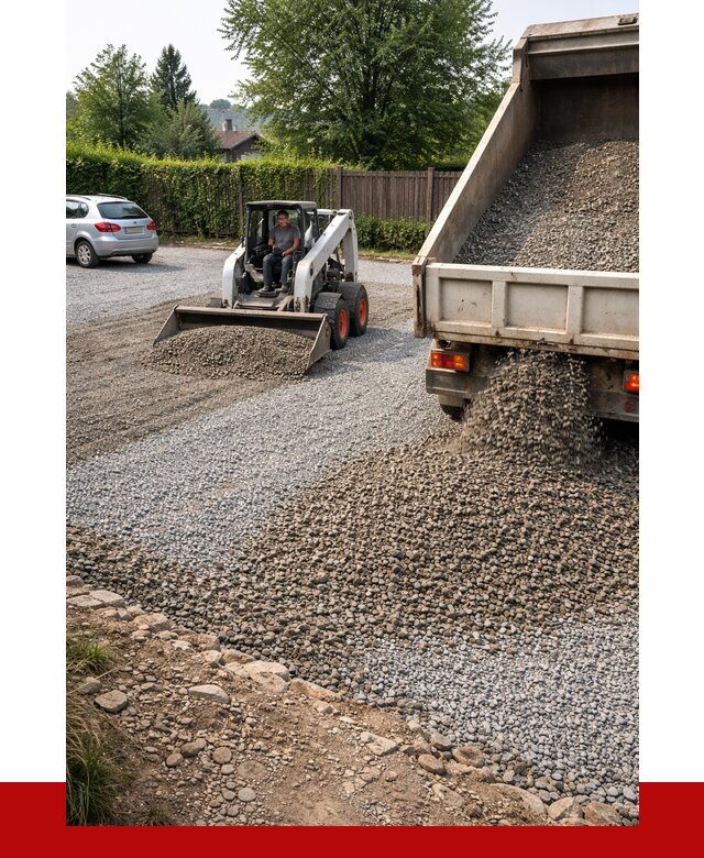Щебень для парковки в Туймазах с доставкой от 1223 р.| ПРОНЕРУДТмз