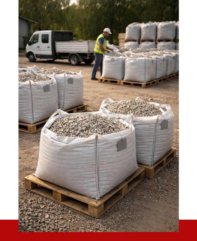 Щебень в мешках с доставкой в Туймазах от 4280 р. | ПРОНЕРУДТмз