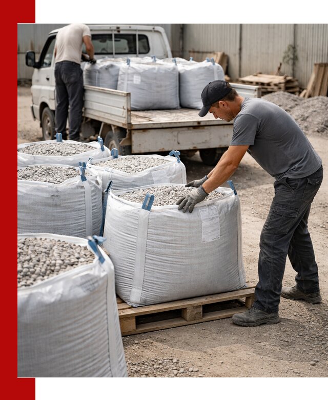 Доставка щебня в мешках по выгодным ценам в Туймазах