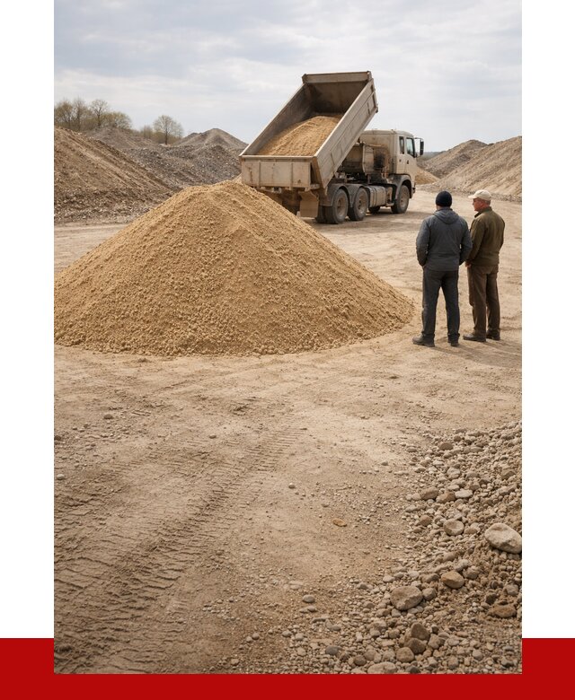 Карьерный песок крупнозернистый в Туймазы от 8662 р | ПРОНЕРУДТмз