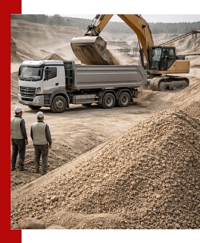 Карьерный крупнозернистый песок с доставкой в Туймазы