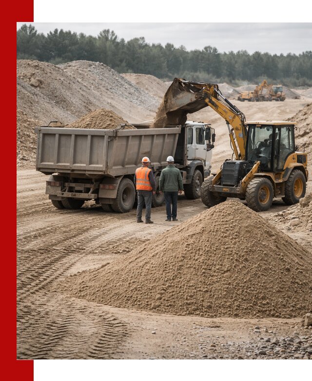 Карьерный среднезернистый песок с доставкой в Туймазы