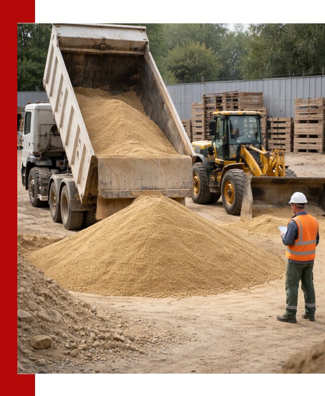 Доставка карьерного мелкозернистого песка в Туймазах
