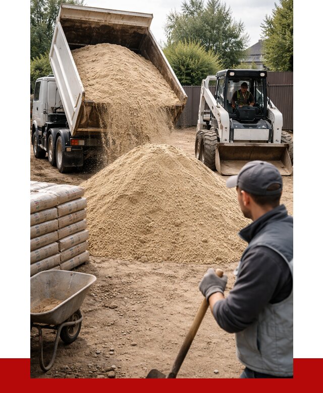 Мытый речной песок с доставкой в Туймазах от 1478 р. | ПРОНЕРУДТмз