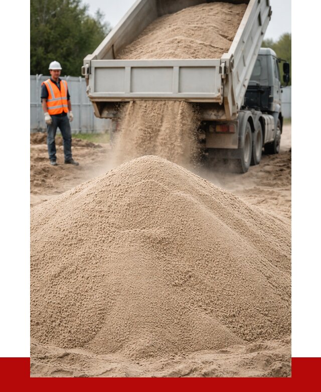 Купить сеяный песок с доставкой в Туймазах от 2242 р ПРОНЕРУДТмз
