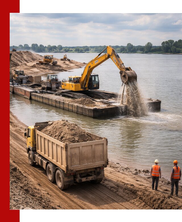 Намывной песок с доставкой в Туймазах оптом и в розницу