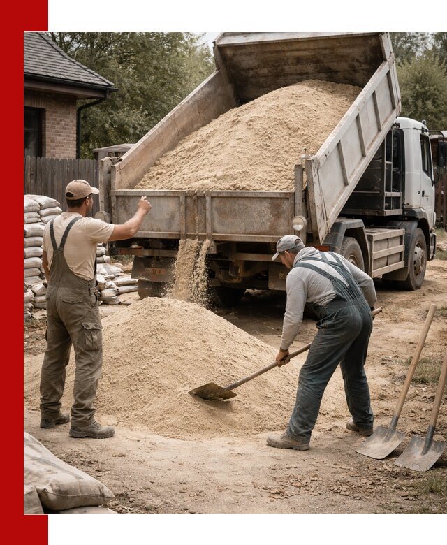 Песок для штукатурки с доставкой в Туймазах качественный и чистый
