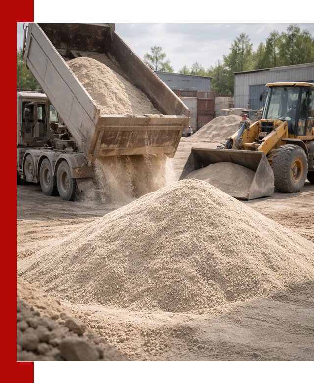 Кварцевый песок с доставкой в Туймазы для строительных работ