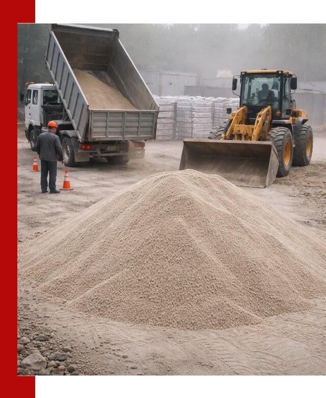 Кварцевый песок фракция 0–8 для стройработ в Туймазах