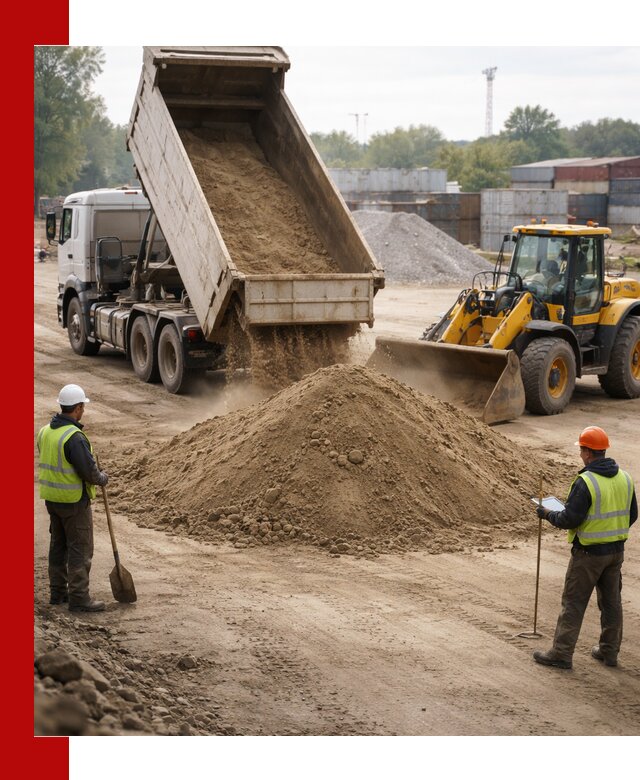 Доставка и продажа пескогрунта оптом и в розницу в Туймазах