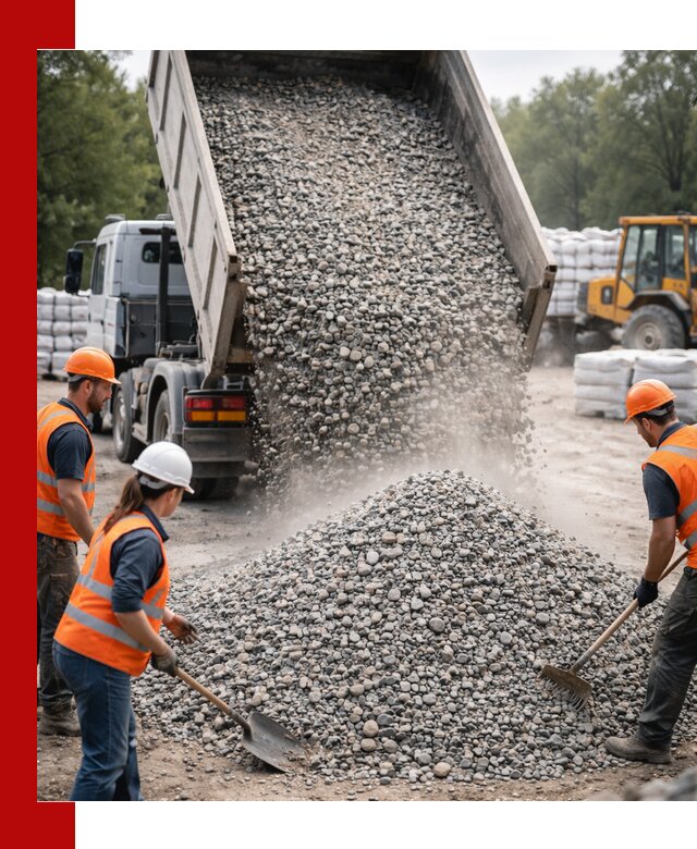 Доставка гравия и камня в Туймазах оптом и в розницу
