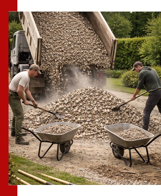 Доставка и продажа декоративной гальки в Туймазах