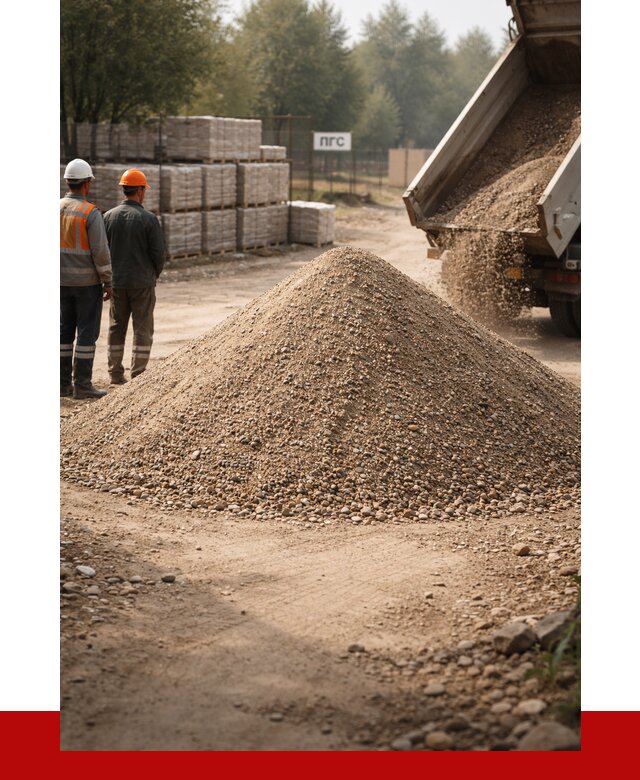 ПГС С1 с доставкой в Туймазах от 2853 р. за куб | ПРОНЕРУДТмз