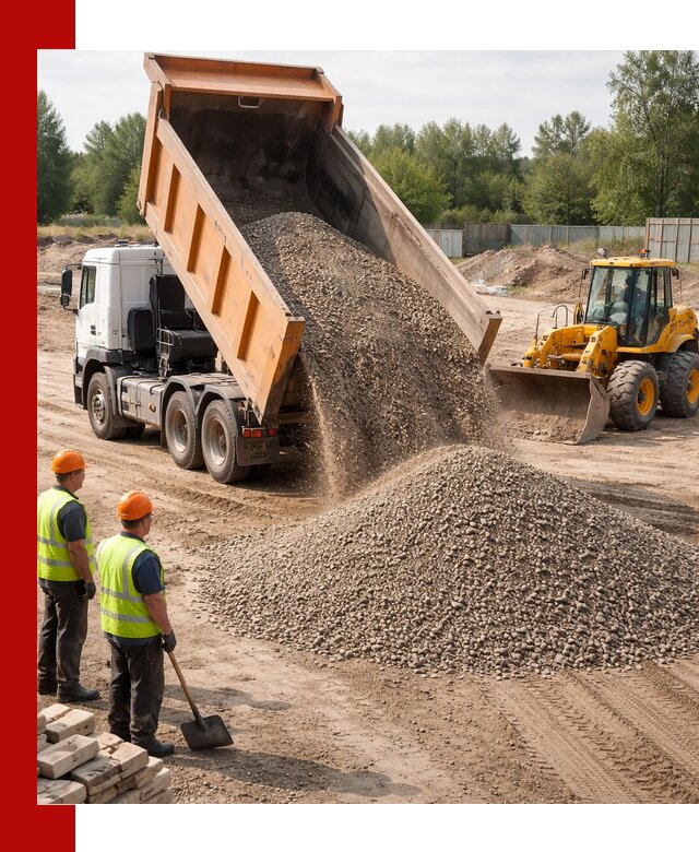 Доставка щебёночно-песчаной смеси ЩПС С7 в Туймазах