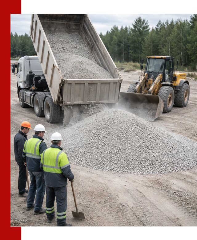 Известняковый отсев 0-5 доставка в Туймазах быстро и выгодно