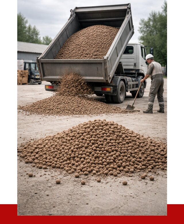 Керамзит с доставкой в Туймазах от 4280 р. за м3 | ПРОНЕРУДТмз