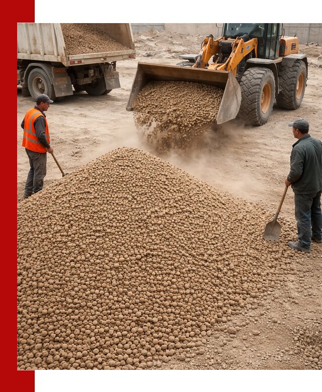 Керамзит фракция 10-20 с доставкой в Туймазах