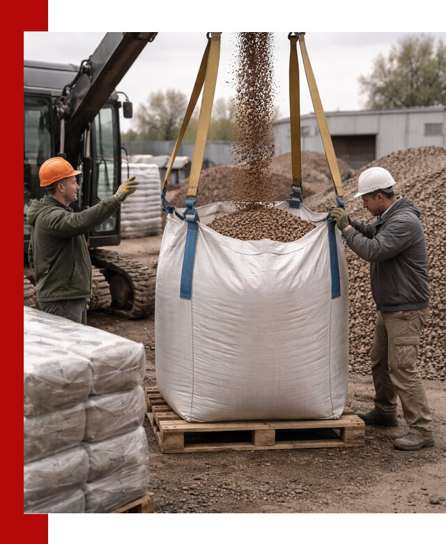 Керамзит в биг-бегах с доставкой в Туймазах