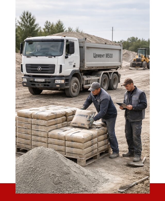 Купить цемент м500 с доставкой в Туймазах от 5299 р. | ПРОНЕРУДТмз
