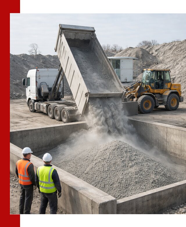 Доставка цемента навалом в Туймазах крупными партиями