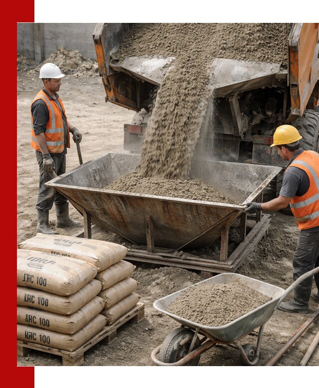 Доставка цементно-песчаной смеси М100 в Туймазах