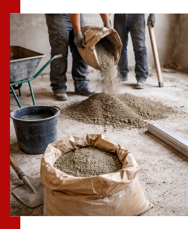 Доставка сухой смеси для стяжки в Туймазах