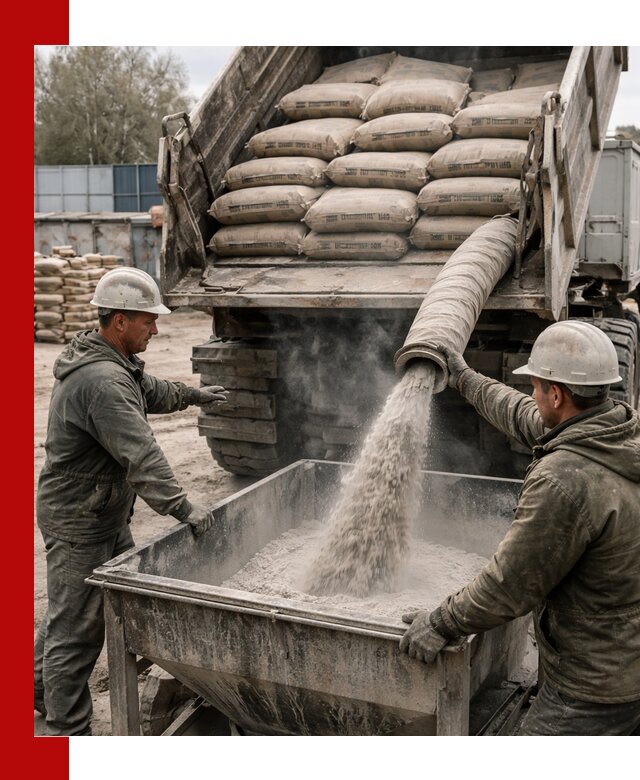 Доставка цемента М400 в Туймазах оптом и в розницу