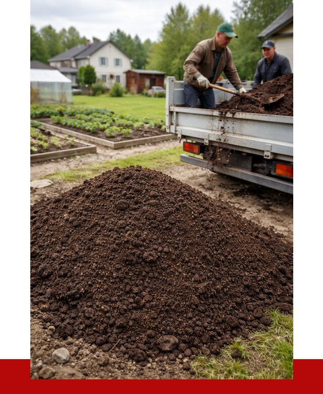 Плодородный грунт в Туймазах с доставкой от 4280 р. | ПРОНЕРУДТмз