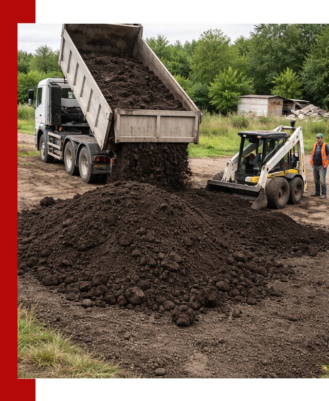 Поставка плодородной земли с доставкой самосвалом в Туймазах