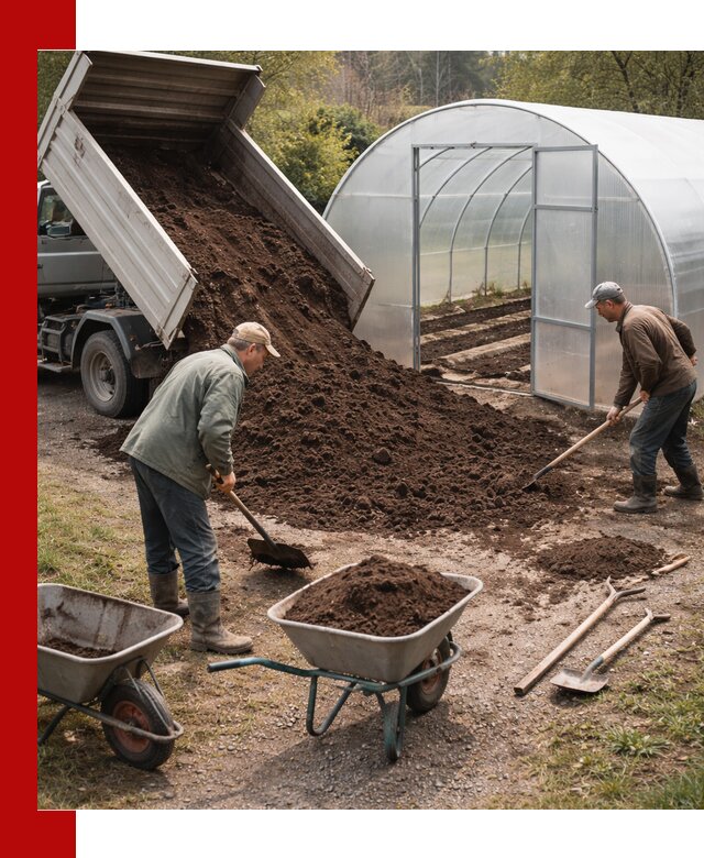 Грунт для теплицы с доставкой в Туймазах — плодородный субстрат под растения